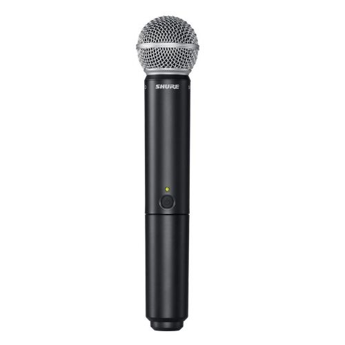 Transmisor Micrófono SHURE vocal de mano para Sistema Inalámbrico SERIE BLX