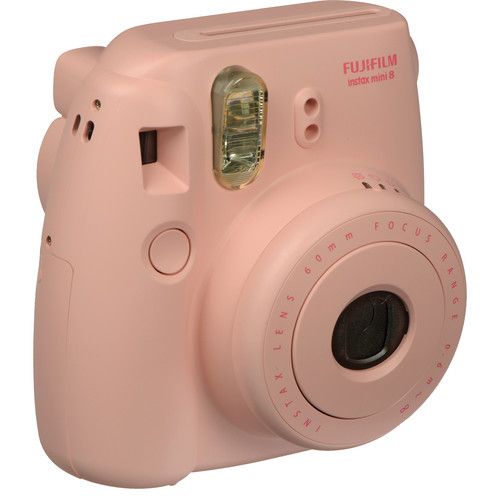 CAMARA INSTANTANEA INSTAX MINI 8 ROSA + CORREA