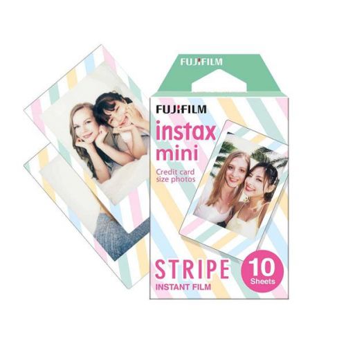 Cartucho Fujifilm Instax Mini Stripes  para 10 Fotos  