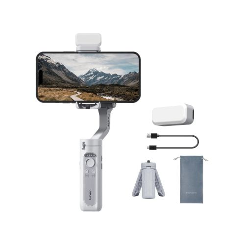 Estabilizador Gimbal para Celular Hohem iSteady XE Gris con Luz Magnética