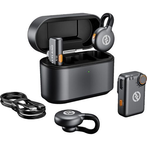 Micrófono Inalámbrico Hollyland LARK M2S Combo USB C y ,Lightning Kit con 2 Trasmisores