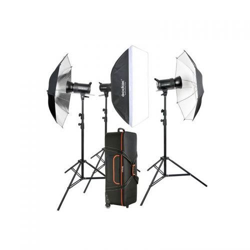 Kit de 3 Flash de Estudio Godox SK400 II-D de 3 - Luz de Estudio Godox 400 watts