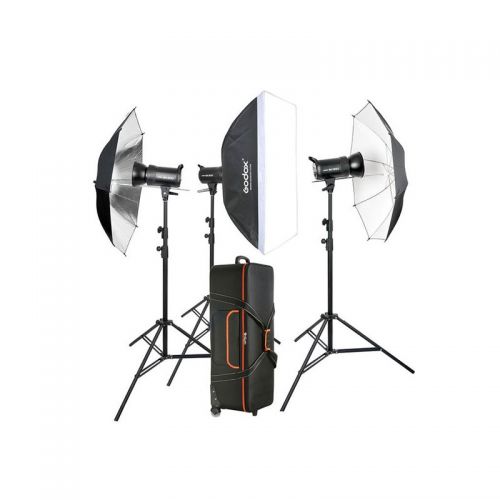 Luz de Estudio Godox 400 watts SK400 II-D de 3 Flashes de Estudio