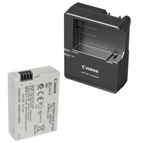 Cargador Canon  LC-E8 + Batería LP-E8 FMK
