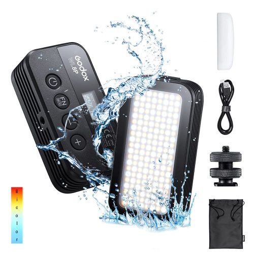 Mini Lámpara Led Godox Bicolor Impermeable WL8P