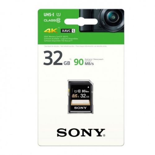 Tarjeta De Memoria Sony  32GB SDHC Clase 10 R90 UHS-1 SF-32UY3/TQ UL