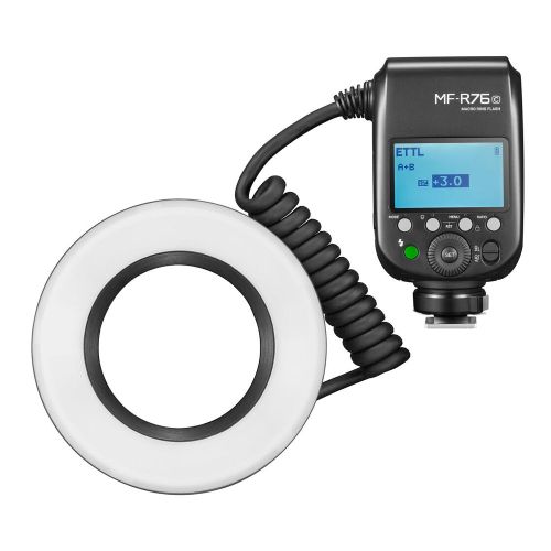 Macro Ring Flash Godox MF-R76C TTL para Canon