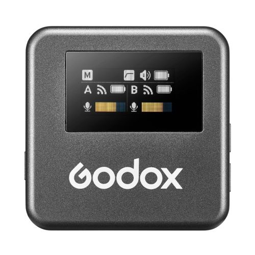 Sistema de micrófono Godox inalámbrico para dos personas Magic XT1-C con adaptador USB-C 