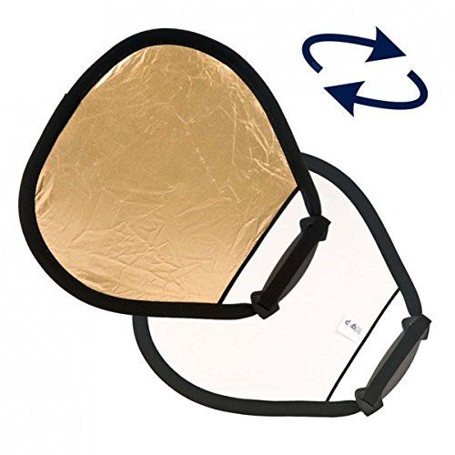 REFLECTOR TRIGRIP MINI 45CM (18") DORADO/BLANCO (LL LR3541)