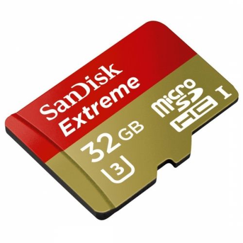 Tarjeta De Memoria SanDisk 32GB MicroSDHC Clase 10 C/ADAPT SD Extreme 400X