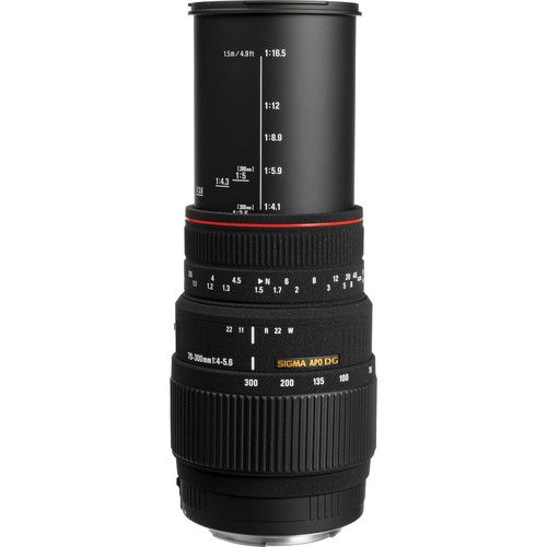 Lente Sigma 70300mm F/45.6 APO DG Macro P/Canon Fotomecánica