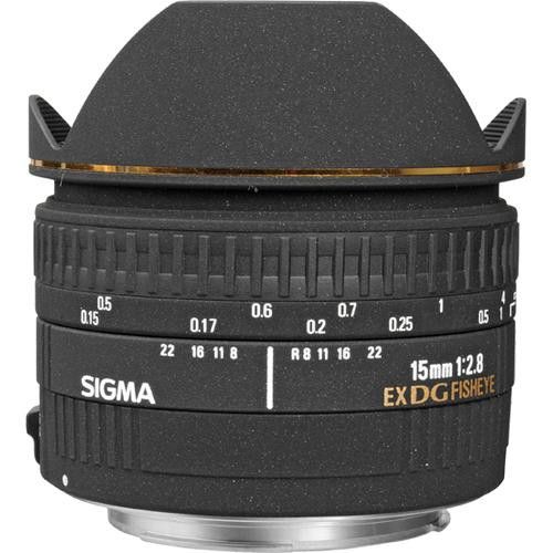 Lente Sigma 15mm F/2.8 EX DG Diagonal Fisheye  P/Canon