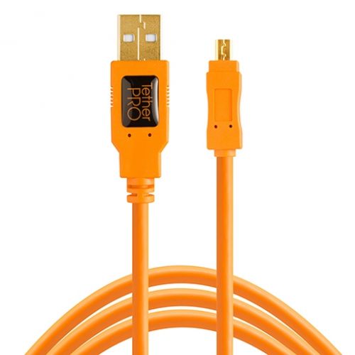 CABLE TETHERPRO USB 2.0 A MINI-B 8-PIN