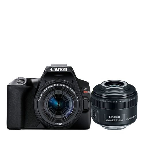 Cámara Canon EOS REBEL SL3 Con Lente EF-S  18-55 + EF-S35/2.8 MACRO IS STM(N)