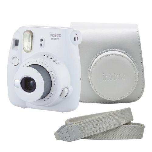 Instax mini 9 Humo + Funda + Correa