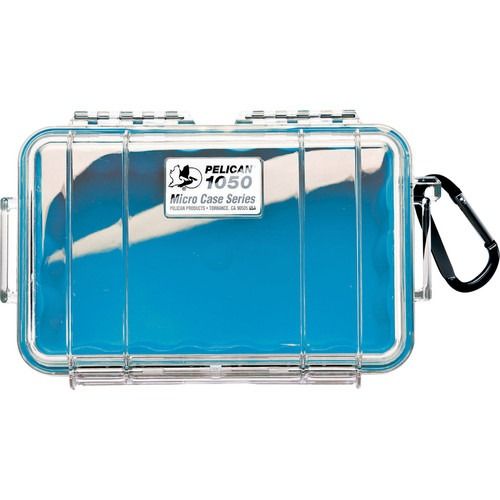 Estuche Pelican 1050 azul clear Micro Case