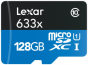 Memoria Lexar 128GB microSDHC 633x / microSDXC U High Performance UHS-I Con Adaptador SD De Memoria