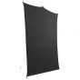 Portafondo negro de viaje / Black Backdrop Travel Kit