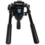 Kit de trípie de vídeo Sirui SVS75 con rótula fluida SVH15