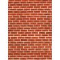 Tapete Fotografico Savage Para Piso o Pared Red Brick 1.52m  X 2.13m