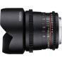 Lente 10mm T3.1 Cine DS Montura MFT Micro Cuatro Tercios APS-C Rokinon