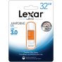 Memoria Lexar 32GB USB 3.0  Jumpdrive S75 Orange