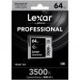 Memoria Lexar 64GB CFAST 2.0 Professional 3500X
