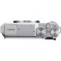 Cámara Fujifilm X-A10 plata XC 16-50mm f/3.5-5.6 OIS II
