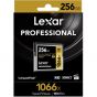 Memoria Lexar CompactFlash 256GB 1066X Professional UDMA 7 Up to 160MB/s read, up to 155MB/s write