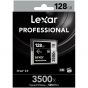 Tarjeta De Memoria Lexar 128GB CFAST 2.0 3500X Professional