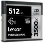 Tarjeta De Memoria Lexar 512GB CFAST 2.0 3500X Professional