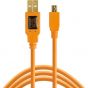 CABLE TETHERPRO USB 2.0 A MINI-B 5-PIN