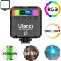 Mini Lámpara de luz LED Ulanzi de Video RGB Recargable VL49PRO