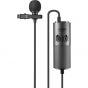 Micrófono Lavalier omnidireccional Godox LMS-60G con ganancia ajustable, y cable de 6mts
