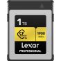Lexar® Professional CFexpress™ Type B Card Gold Serie 1TB—Up to 1900MB/s read, up to 1500MB/s write
