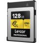 Lexar® Professional CFexpress™ Type B Card Gold Serie128GB—Up to 1750MB/s read, up to 1500MB/s write