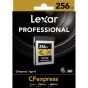 Lexar® Professional CFexpress™ Type B Card Gold Serie256GB—Up to 1750MB/s read, up to 1500MB/s write