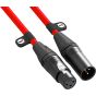 XLR CABLE 3M ROJO