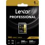 Tarjeta Lexar 1TB Professional 1800x SDXC UHS-II Class 10, U3, V60, 1800x