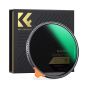 Filtro ND variable K&F Concept 67 mm Black Mist 1/4" Serie NANO-X  con ND2-ND32 (1-5 pasos)