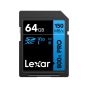 Memoria Lexar 64GB 800X SDXC/UHS-I U3 Clase 10