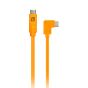 Cable Tether Tools USB-C a USB-C en ángulo recto TetherPro 20" (50cm)