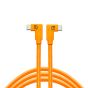 Cable Tether Tools USB-C a USB-C Ángulo Recto Dual TetherPro 4.6m