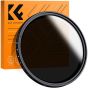Filtro VND K&F Concept ND2-ND400 con Clip (1-9 pasos) para teléfonos y lente de cámara de 52 mm