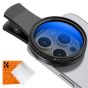 Filtro Polarizador CPL K&F Concept para cámaras y teléfono inteligente con clip de 52 mm 