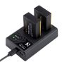 Kit de 2 Baterías K&F Concept de repuesto LP-E17, cargador dual micro USB para cámara Canon EOS RP