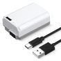 Batería de Litio K&F Concept NP-FW50 para Sony Tipo USB-C
