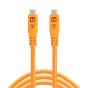 Cable USB-C TetherPro Optima de Tether Tools (1,83 m, naranja de alta visibilidad) CUC06G2-ORG
