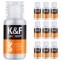 Paquete de 10 Botellitas K&Fc Concept con 2Oml de líquido limpiador cada una. (SKU.1699)