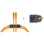 Kit de cables Tether Tools LeverLock y Optima ( 4.5m, naranja de alta visibilidad)